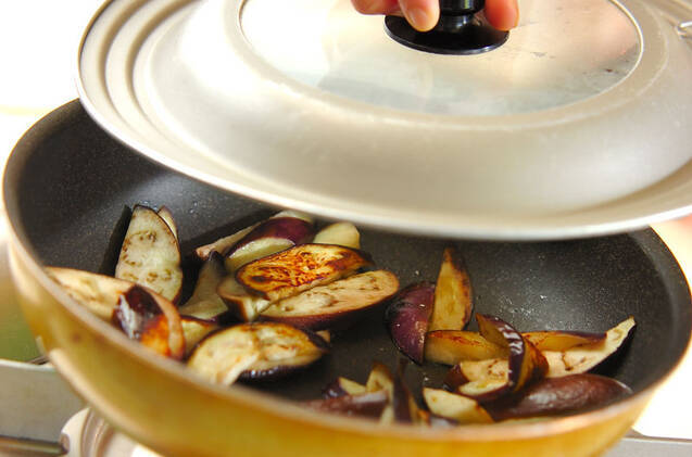 ナスのポン酢しょうゆ和えの作り方の手順2