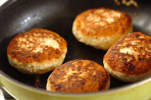 しっとりヘルシー！おから入り和風ハンバーグの作り方の手順6