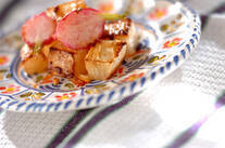 ラディッシュのアンチョビ炒め