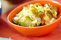 キャベツのユカリもみ