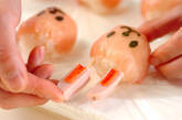 うさぎさん手まり寿司の作り方3