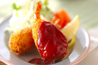 エビのポテト衣フライ