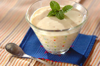 タピオカのミルクゼリー