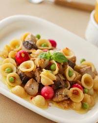 カツオのオレキエッテ