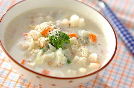 長芋のミルクスープ