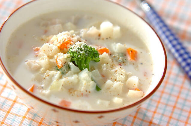 長芋のミルクスープ