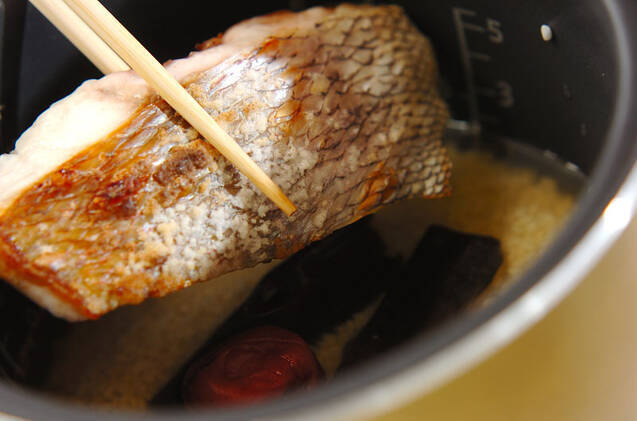梅入り鯛飯の作り方の手順6