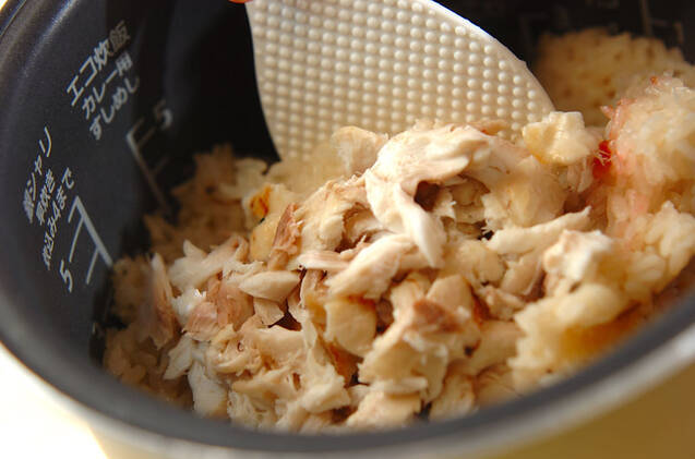 梅入り鯛飯の作り方の手順7