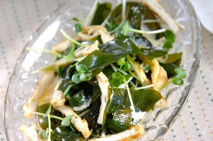 刺身ワカメのサラダ