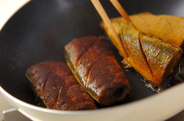 サンマのカレー風味焼きの作り方の手順4