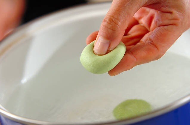 抹茶白玉の作り方の手順4