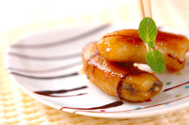 焼きバナナチョコソースの作り方の手順3