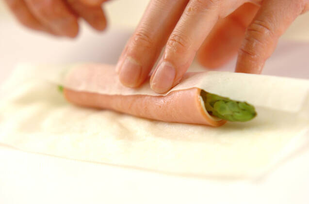 スティック春巻きの作り方の手順2