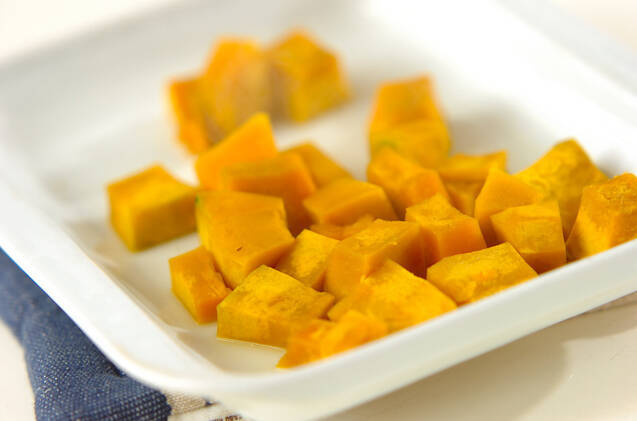 カボチャのココナッツ汁粉の作り方の手順2