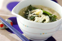 ホウレン草のかき玉汁