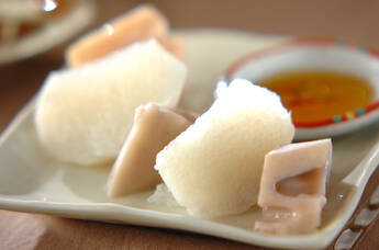 長芋とレンコン蒸し