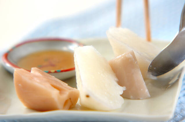 長芋とレンコン蒸しの作り方の手順4