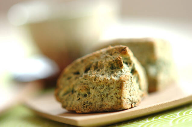 お豆腐とヨモギのスコーン