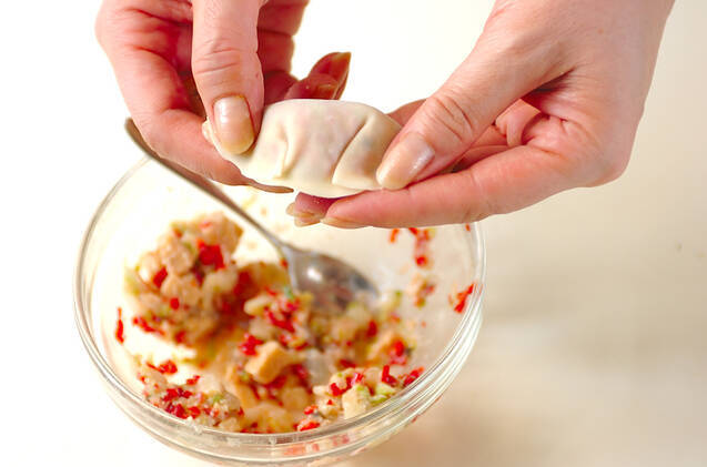 べジ餃子の作り方の手順3