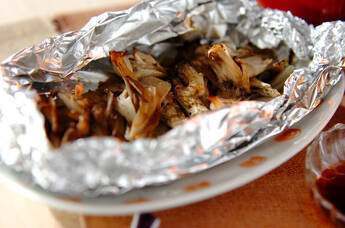 マイタケのホイル蒸し