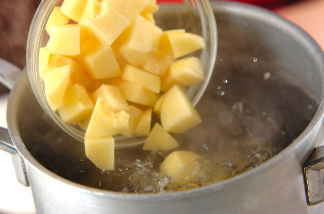 キャベツとアンチョビパスタの作り方の手順4