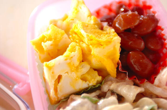 ハンペン入りレンジ卵焼き