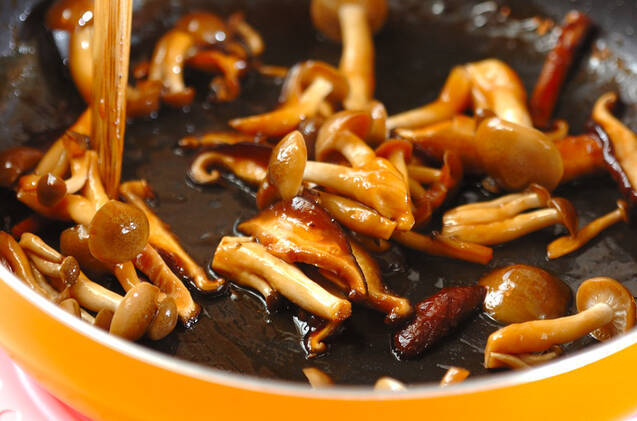 キノコの佃煮の作り方の手順2