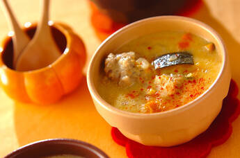 ミートボールのクリームスープ