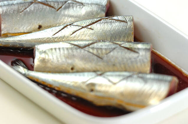 サンマのバター焼きの作り方の手順1