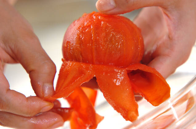 トマトのポタージュの作り方の手順1