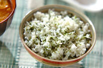 アオサとジャコの混ぜご飯