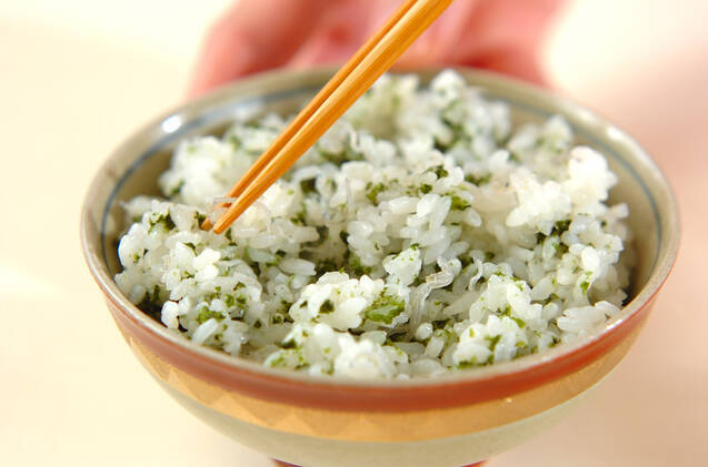 アオサとジャコの混ぜご飯の作り方の手順2