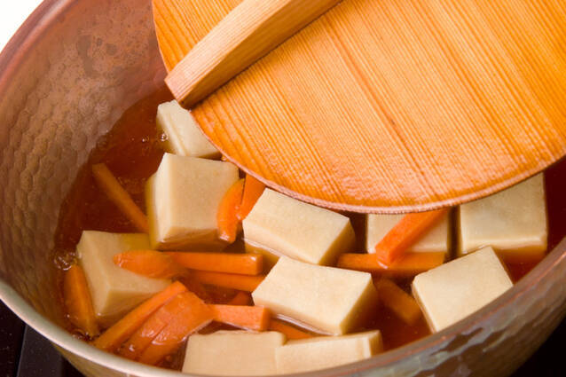 高野豆腐の煮物の作り方の手順5