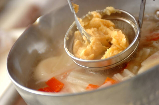 白みそのお雑煮の作り方の手順6