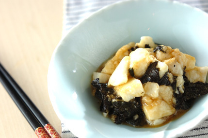 長芋のワサビ風味のり和え