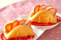 イチゴワッフル