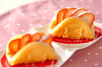 イチゴワッフル