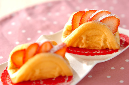 イチゴワッフル