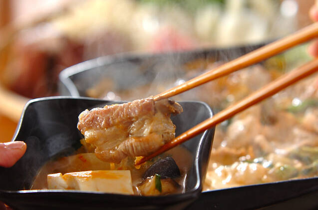 チゲみそ鍋の作り方の手順12