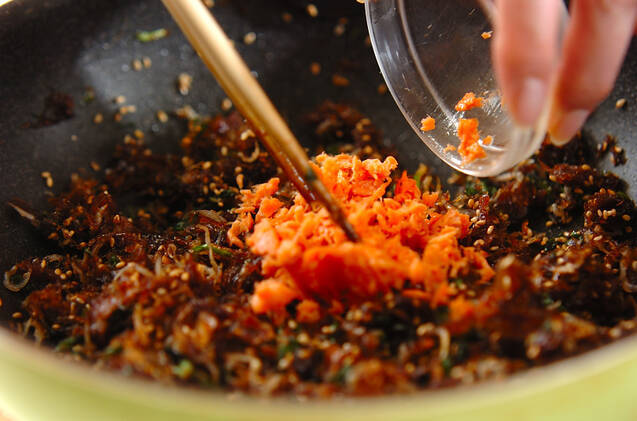 しっとりかつおふりかけの作り方の手順5