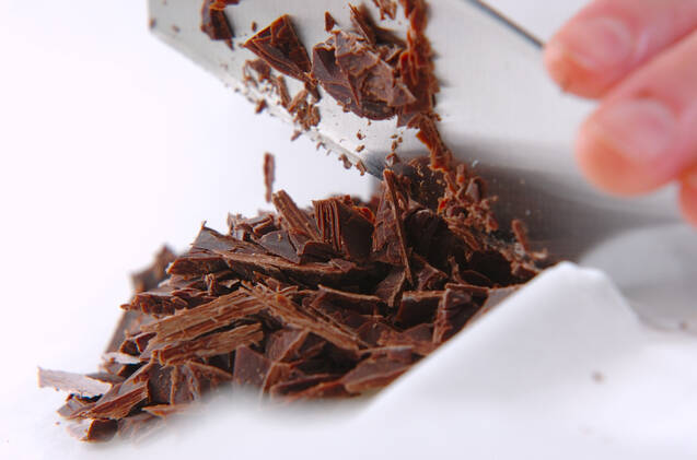 チョコハートの作り方の手順1