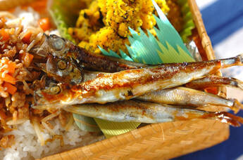 シシャモの甘酢焼き