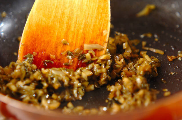 高菜ご飯の作り方の手順1