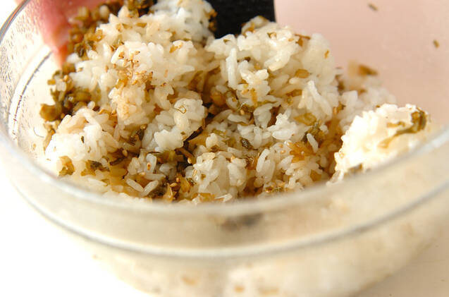 高菜ご飯の作り方の手順2