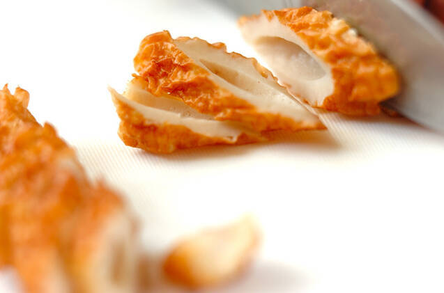 ちくわとザーサイの炒め物の作り方の手順1