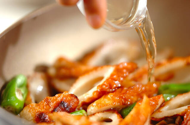 ちくわとザーサイの炒め物の作り方の手順5