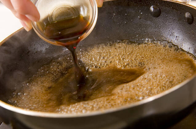 鶏のコーラ煮 チンゲン菜添えの作り方の手順4