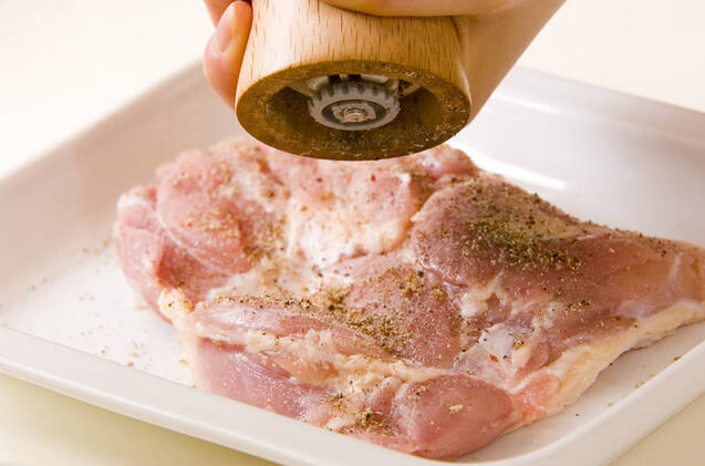 鶏のコーラ煮 チンゲン菜添えの作り方の手順1