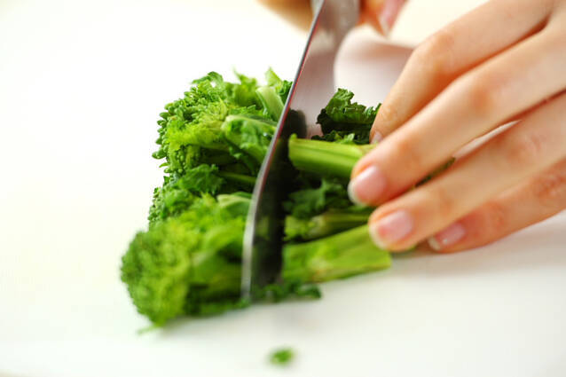 菜の花のお吸い物の作り方の手順1