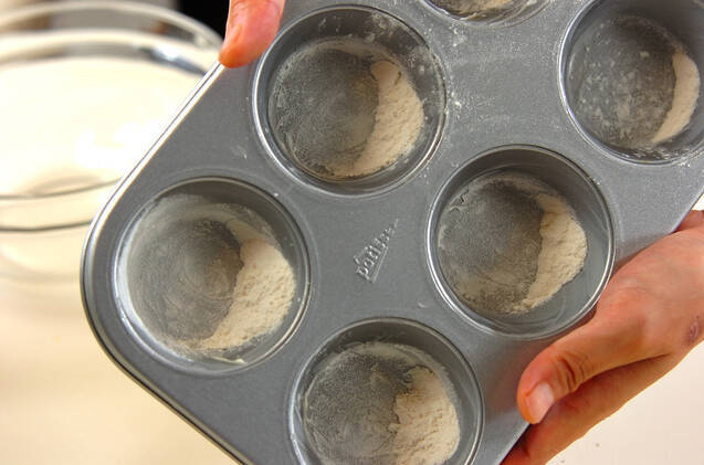 サツマイモのカラメルマフィンの作り方の手順3